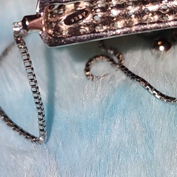 CZ sterling silver slide bar bracelet - Picture 7 of 7